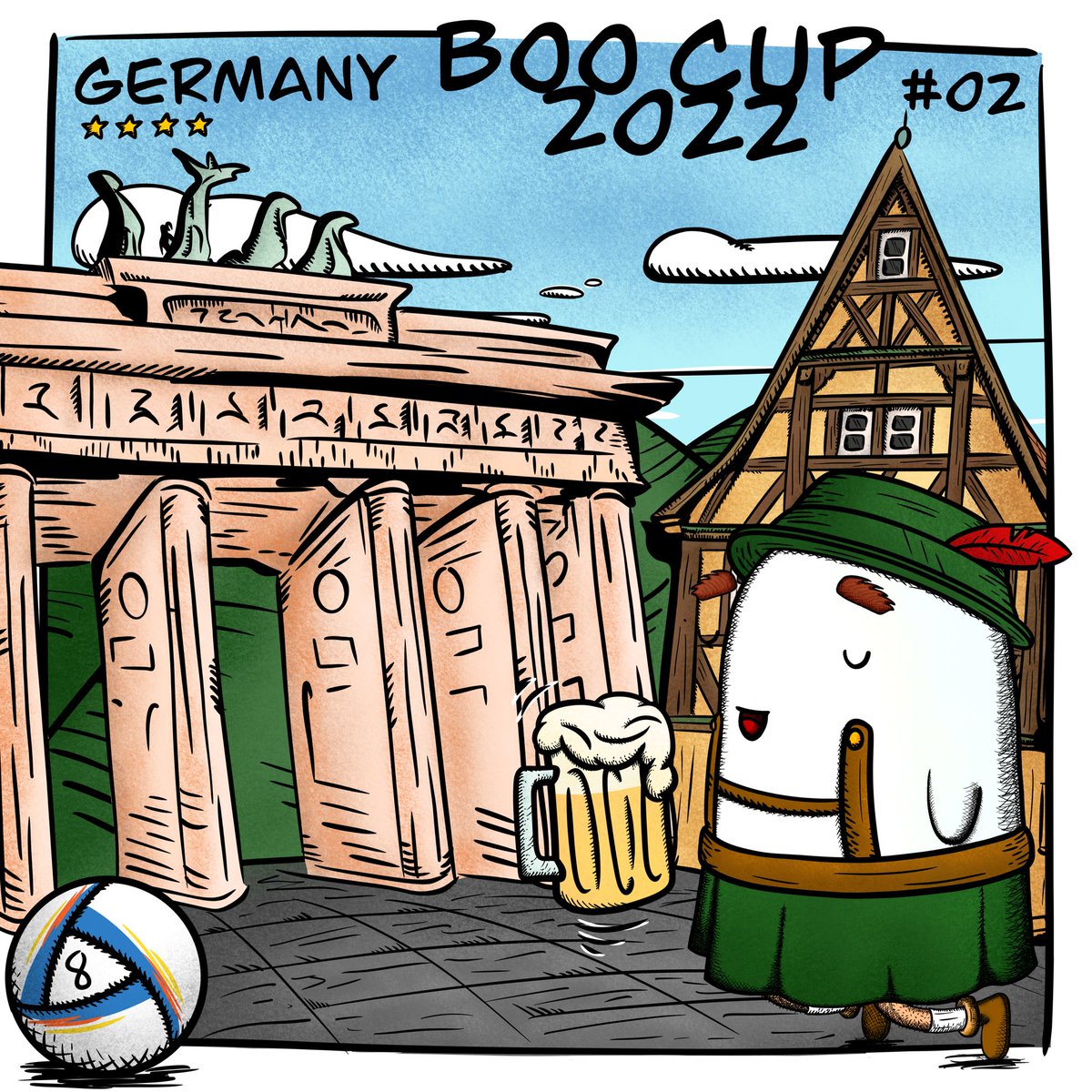 kaiomedau's tweet photo. Hi Fam!
Let me show you my latest Boo Things related project, the #BooCup
A way to enjoy the #WorldCup celebrating the countries landmarks and not just the players and their uniforms
32 hand drawn #nfts scenes
If you want to support my art pls check https://t.co/SrPNHgqvVK https://t.co/FyWFdXDiAb