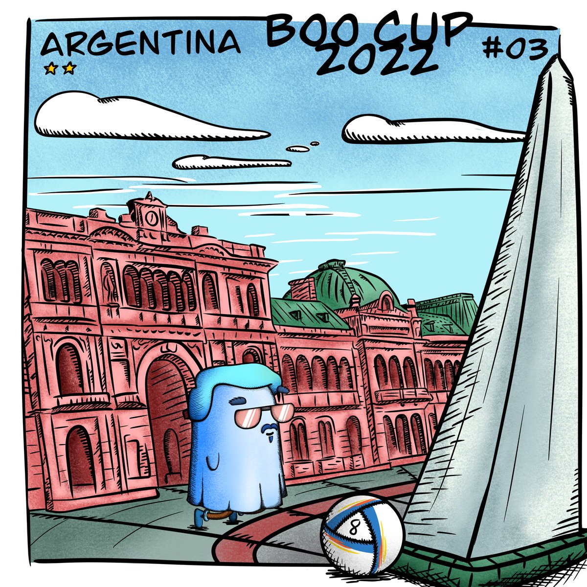 kaiomedau's tweet photo. Hi Fam!
Let me show you my latest Boo Things related project, the #BooCup
A way to enjoy the #WorldCup celebrating the countries landmarks and not just the players and their uniforms
32 hand drawn #nfts scenes
If you want to support my art pls check https://t.co/SrPNHgqvVK https://t.co/FyWFdXDiAb