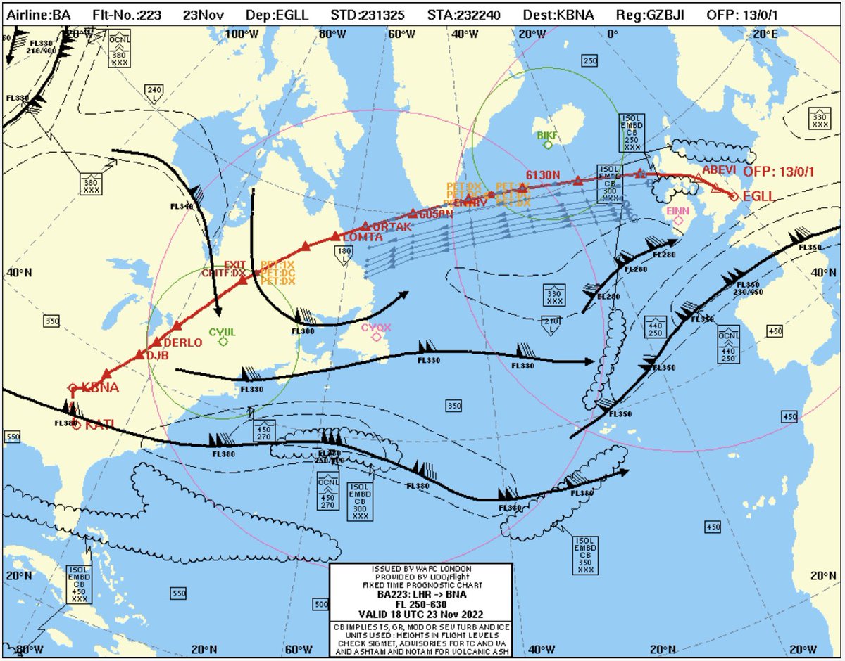 jumpjim's tweet photo. Off to @BNATower (Nashville, TN) from @HeathrowAirport on the #BA223 GZBJI B787-8 with 8h16 planned flight time.. Planned on North Atlantic Track A today at the top of the NAT tracks. Training a converting Captain who did his first 787 sim with me recently so RHS #AvGeeks #AvGeek https://t.co/tmbyn6E52h