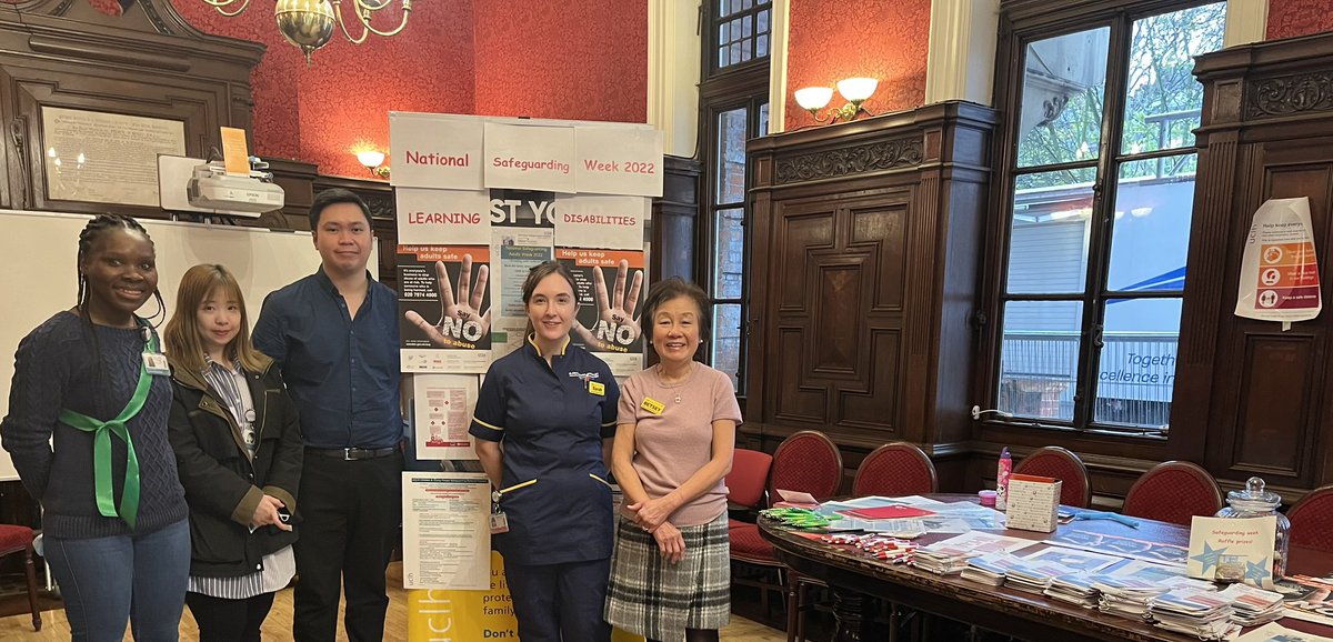 Raising awareness about #safeguarding this week at #UCLH with a focus on domestic violence and learning disabilities