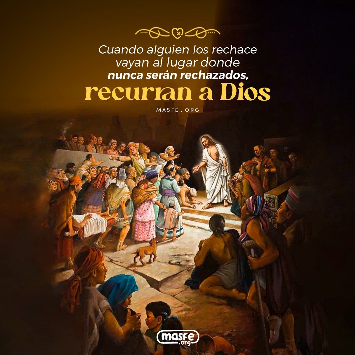 Masfe_org's tweet photo. Dios siempre será nuestro mejor refugio frente a las tormentas de esta vida, puesto que: "Él invita a todos ellos a que vengan a él y participen de su bondad; y a nadie de los que a él vienen desecha" (2Nefi 26:33).
#Diosnosama #refugio #consuelo #paz #PrincipeDePaz https://t.co/A60kR3Qa1G