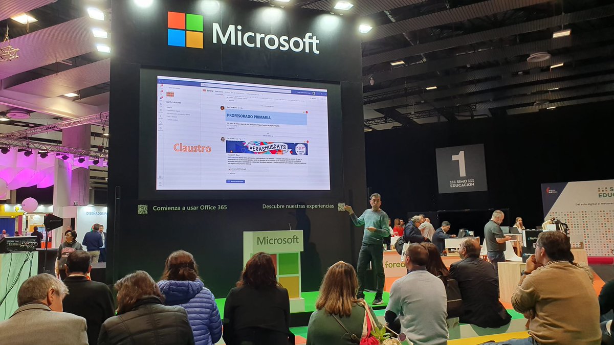 Glb_Learning's tweet photo. 📅Primera intervención de ayer en el #SIMO22 de los #formadores GL🔝Con la intervención de @jl_terol y su comunicación sobre utilización de #Teams y #OneNote en #FormaciónProfesional junto a @MicrosoftEduEsp
#innovación #formación #fp #coach #consultoría #formacióncontinua https://t.co/9iGeHr90Th
