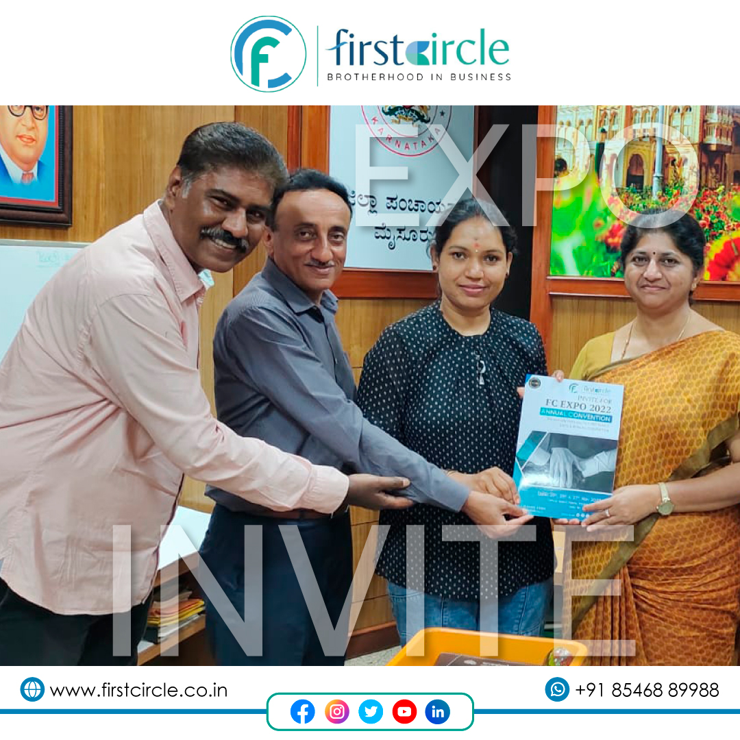 FirstCircleco's tweet photo. Invited Smt Poornima BR, IAS, CEO, Zilla Panchayat #Mysuru.
#firstcircle #businessnetworking #businessnetworkingevent #businessexpo #entrepreneur #businessowner #startup #womeninbusiness #businessevents #businessowners #B2BConference #B2bNetworking #businessconference https://t.co/La0byGFD4G