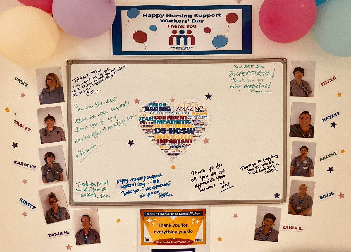 prime_xviii's tweet photo. HAPPY NURSING SUPPORT WORKER DAY! thank you to all our amazing HCSWs in D5 WARD @PHU_NHS for being amazing! you are all SUPERSTβοΈRS! #SupportWorkerDay https://t.co/MDWtKRmgRX