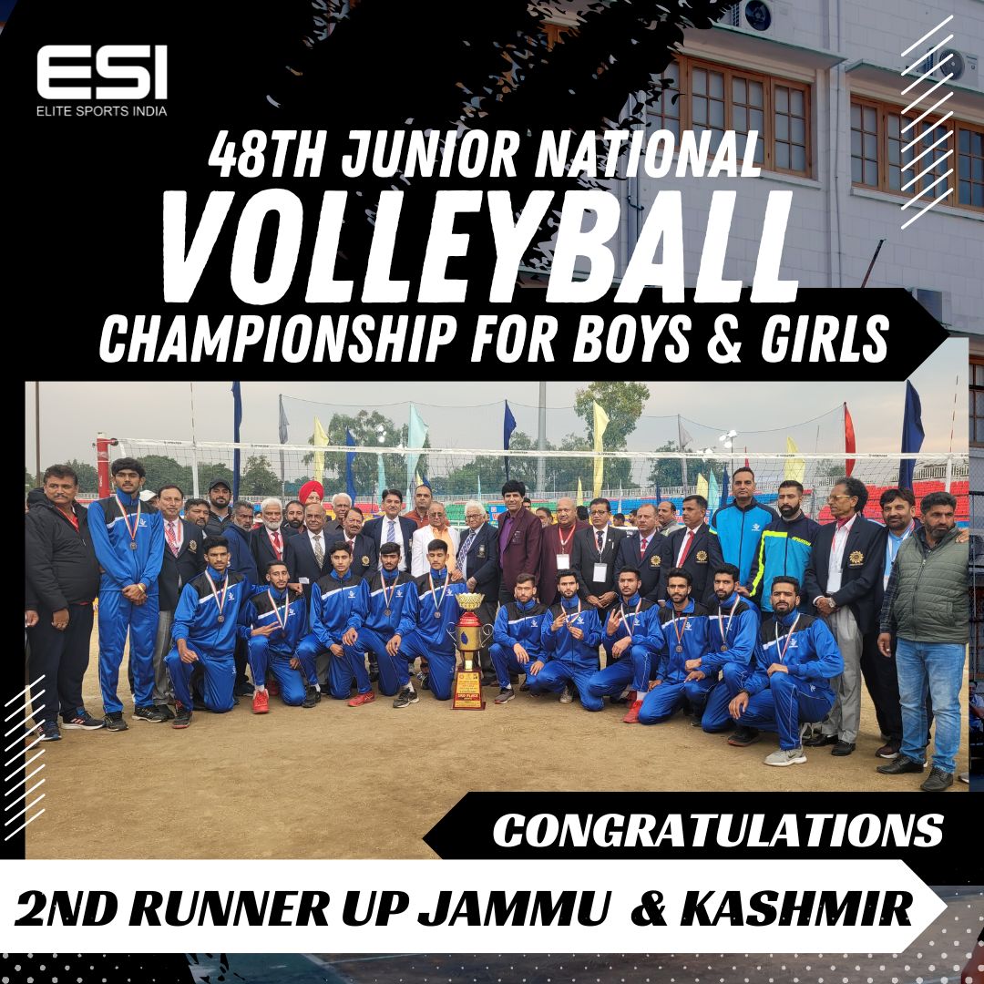 The hosts of the tournament, team J&amp;K create history by making it to the third position🥉 &amp; bagging their first-ever medal in a national tournament through the 48th Junior National Men’s Volleyball Championship.🏐
#volleyball #volleyballindia #primevolleyball #trending