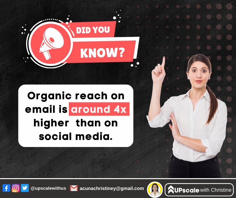 upscalewithus's tweet photo. Email marketing can help grow your business! 📧 Your competitors are using it, too!  

It helps you to reach your target market, improve your visibility, and drive your sales.

Drop an emoji if you agree! 

#UpscaleWithChristine #EmailManagement #EmailMarketing https://t.co/0aRMNHejTH