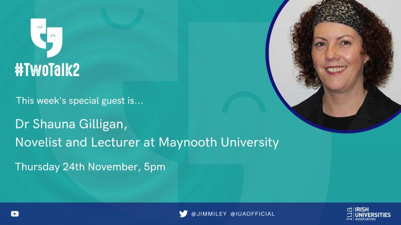 IUAofficial's tweet photo. 🎦Novelist, short story writer and lecturer @MaynoothUni Dr @ShaunaGilligan1 joins #TwoTalk2 tomorrow to tell us more about her work with @mu_aced and her latest book which focuses on the themes of heritage & sense of place symbolising St Brigid. @JimMiley https://t.co/pJtPLGNM3Y