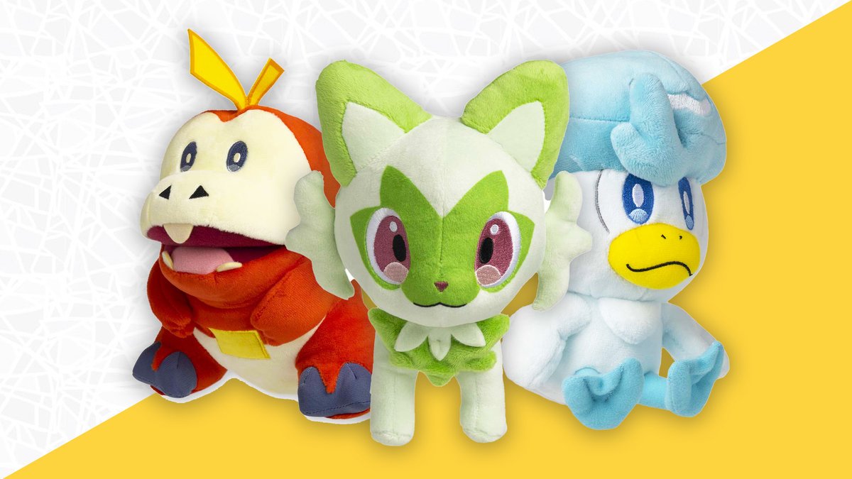 IGNUK's tweet image. We’ve teamed up with @NintendoUK to celebrate the launch of Pokémon Scarlet and Violet.

Retweet for a chance to win one of two sets of plushies, featuring new starter Pokémon Fuecoco, Quaxly and Sprigatito. #PokemonSVIGN / UK 18+ #ad / T&amp;amp;Cs: ign.com/articles/ign-x…