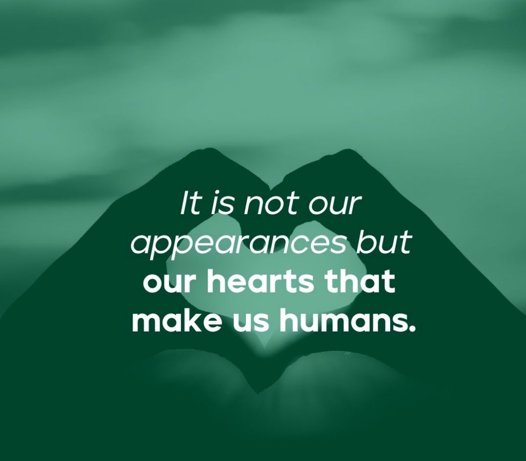 Ashraph_M's tweet image. It's not our appearance that makes us humans..  Our 𝒉𝒆𝒂𝒓𝒕𝒔 do.