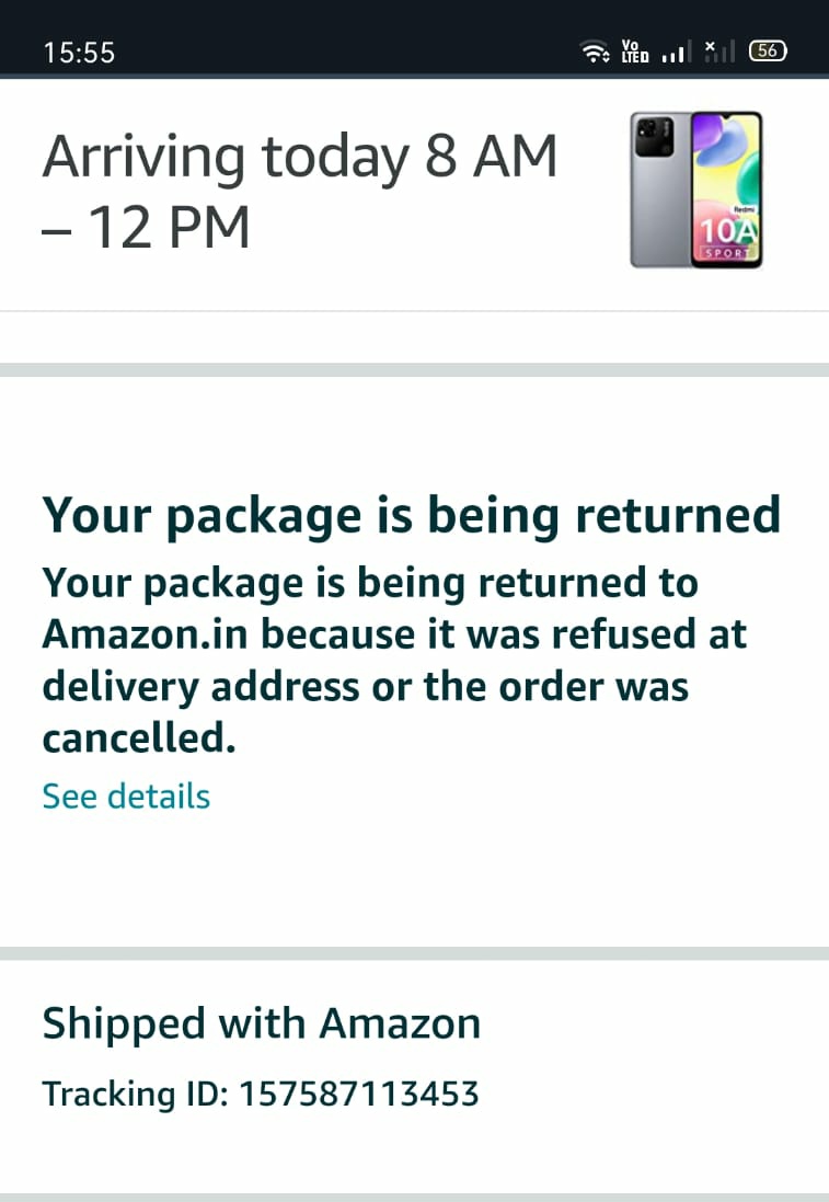 TriptiAnwita's tweet image. .For this we contacted customer care,they told they can't do anything and later after long 1 hour plus discussion she can just raise a ticket.My refund amount is still with you guys.The ticket id is : V772593842.,#AmazonPrime
#amazoncheating
@amazonIN
@AmazonHelp