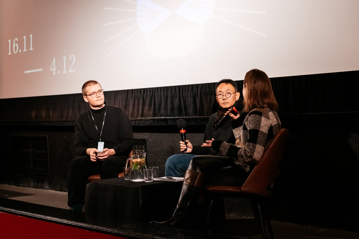 Five_Flavours's tweet photo. #HoWiDing talked about his #Terrorizers and how Taipei has changed since the times of Edward Yang, also in the context of our retrospective and solely within the frame of his ambiguous feature film. (moderated by Igor Kierkosz) https://t.co/leAwP8uXWh