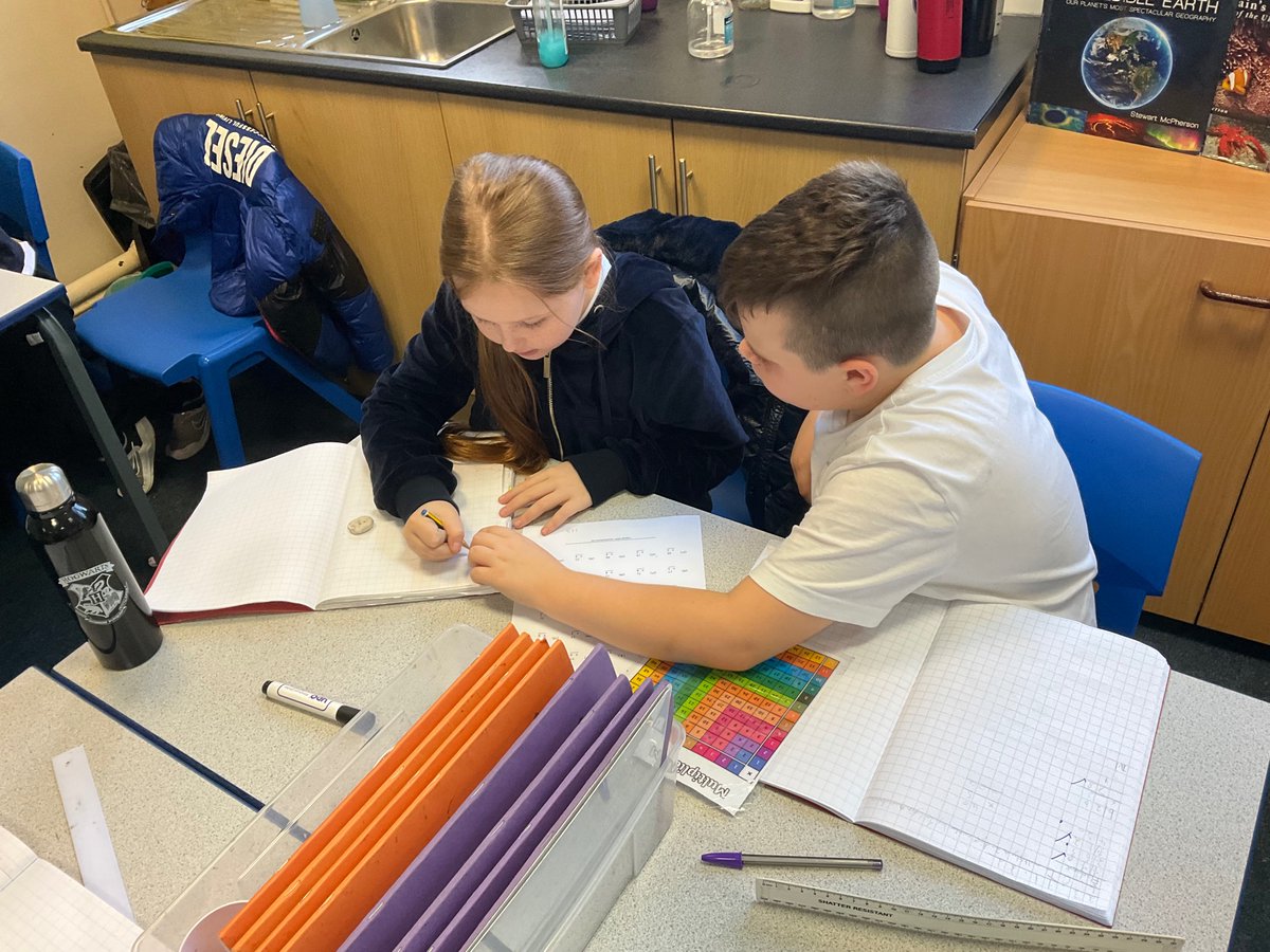 Vernon56KS2's tweet photo. We are practising column multiplication in Miss Ridgway’s maths group today. We are using #RallyCoach to explain the process to our partners. Ask us how to do it! #VPPMaths https://t.co/tFPgxag33f