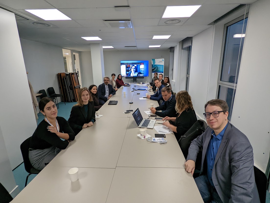 empresasjcyl's tweet photo. Durante la #EuropeanCyberWeek,  los socios de Interreg CYBER mantuvieron una fructífera reunión sobre Action Plans y nuevas oportunidades de colaboración.
#ICECYL apoya la ciberseguridad🔒, vital para las empresas de CyL.
@CyberEurope #innovacion 
👉https://t.co/wd9TyujL5c https://t.co/ZbV9FV5BfP