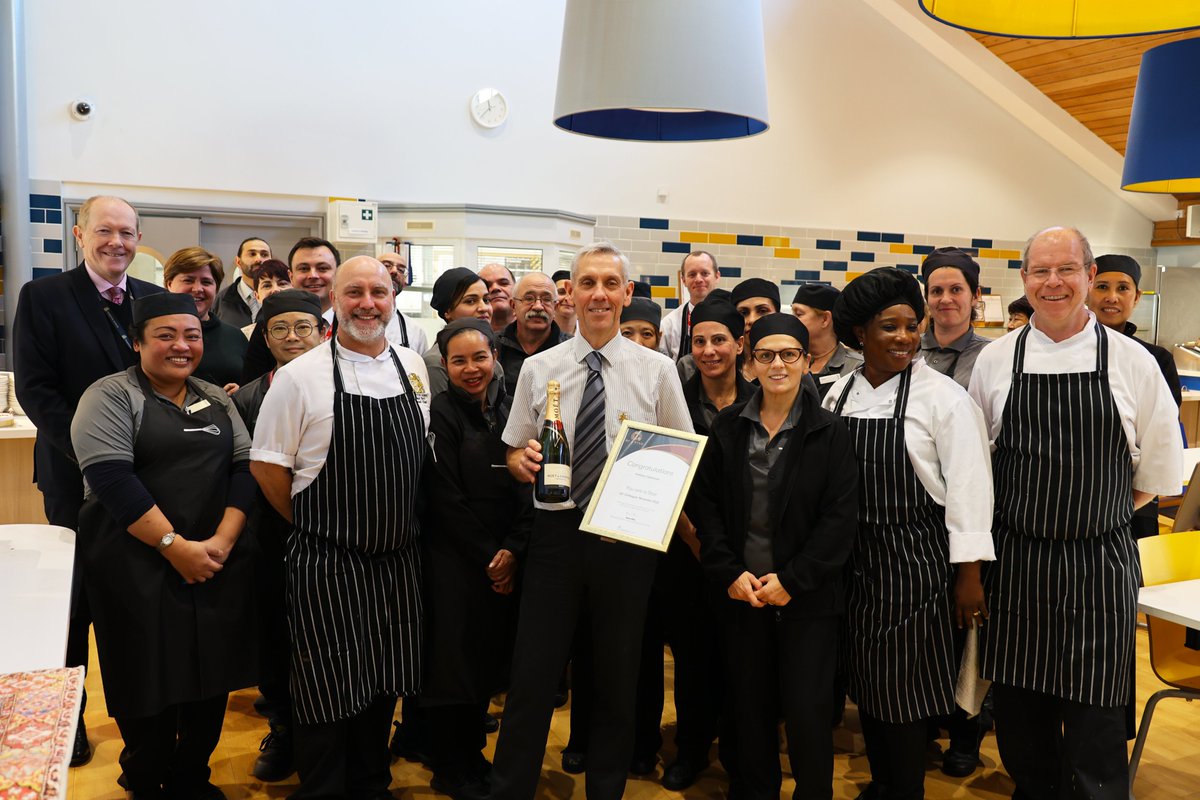 HamptonSchool's tweet photo. Many congratulations to our Catering Manager, Tony Claramunt, on receiving a richly deserved international 'Outstanding Achievement' award from @compassgroupuk @Chartwells_UK https://t.co/cHiSGbbTH0