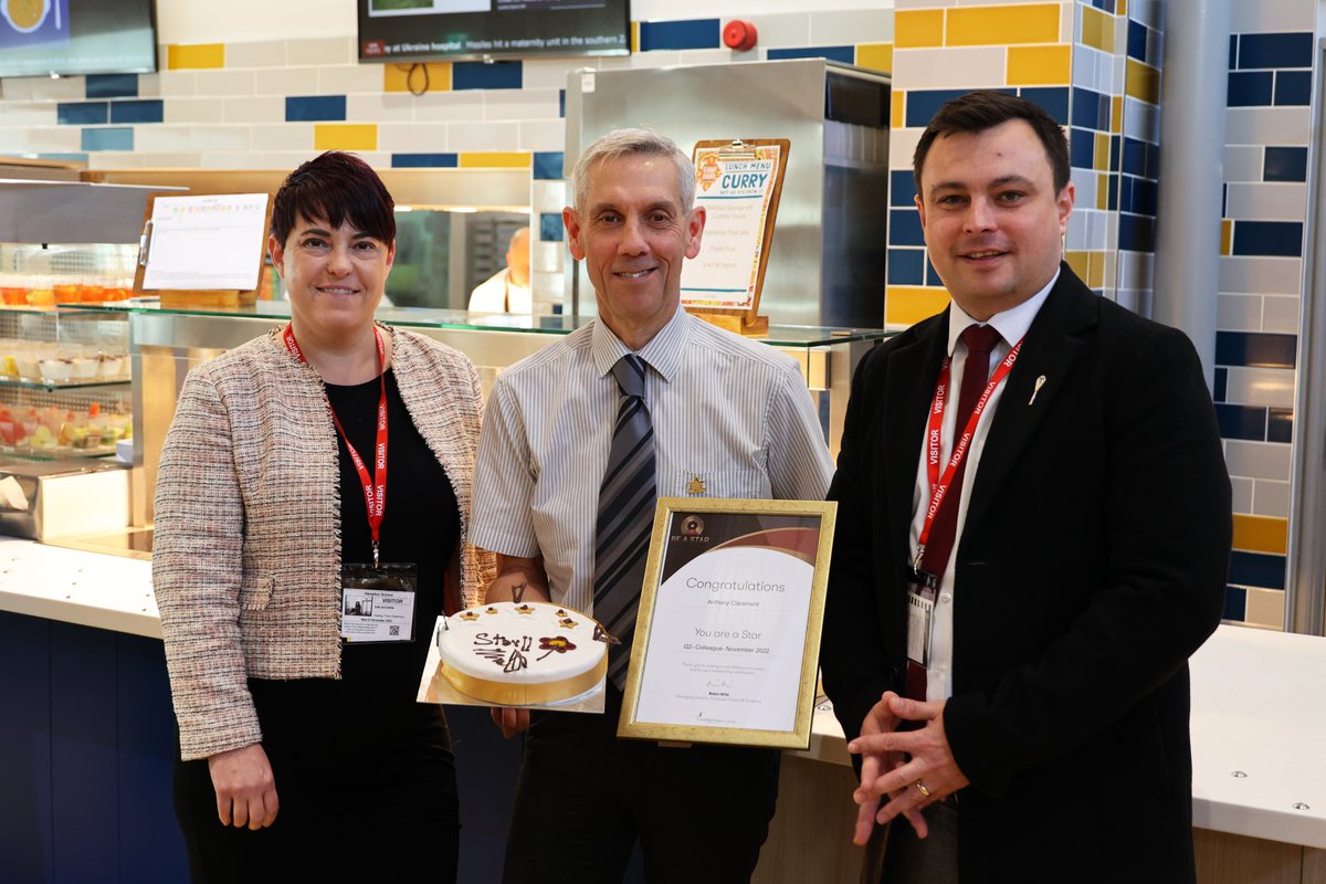 HamptonSchool's tweet photo. Many congratulations to our Catering Manager, Tony Claramunt, on receiving a richly deserved international 'Outstanding Achievement' award from @compassgroupuk @Chartwells_UK https://t.co/cHiSGbbTH0