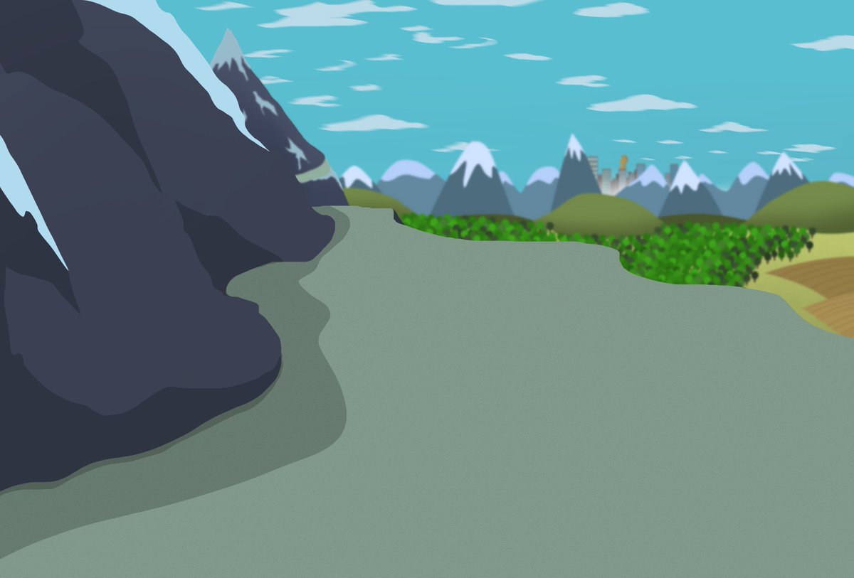 EQCrisis's tweet photo. Have a happy Thanksgiving out there everyone! I'll be taking a little break to be with family, but work on the comic continues. Here are some backgrounds for you. Though the Foal Mountains watch quietly over the plains, trouble is surely on the horizon... #TheThirdCrisis https://t.co/k0n2VNwGav