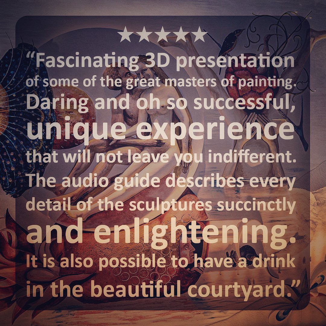 MuseaSculpta's tweet photo. ✨💫 We love reading your reviews and we are so grateful when you take time to write them!
🙏 Thank you for your support and hope to see you again soon!
—

#MuseaSculpta #Brugge #Bruges #flemishprimitives #Vlaamseprimitieven #jheronimusbosch #janvaneyck #hansmemling #review https://t.co/Sl5cvpQeQs