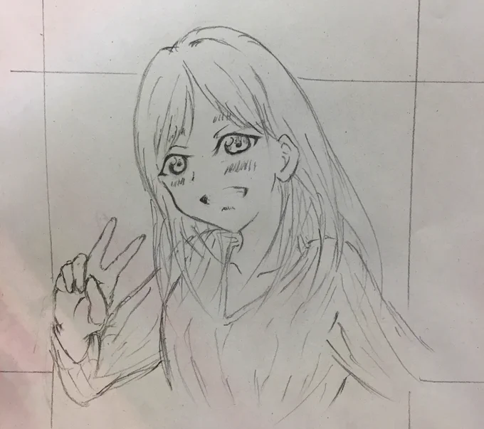 いつぞやに手癖のままに落書きしたものが出てきた
キャラとか何も考えてない模様 