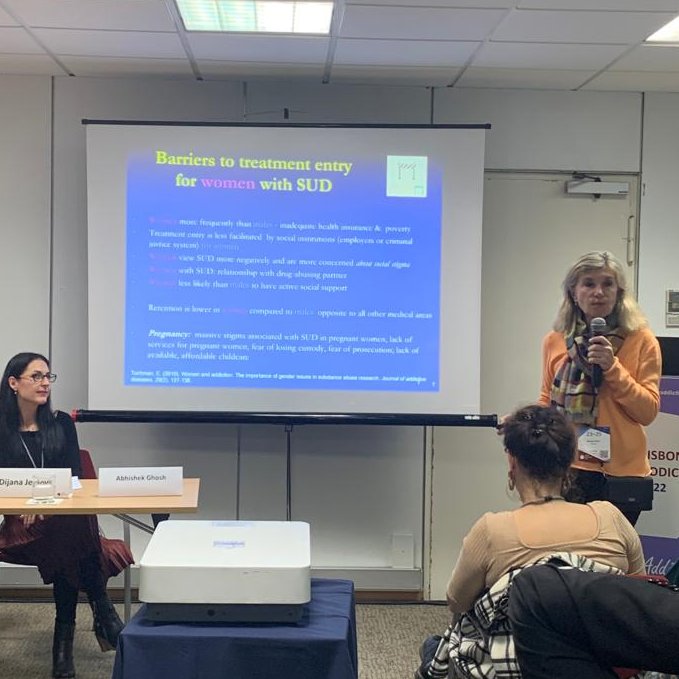WAVE_addictions's tweet photo. Professor Gabriele Fischer, Gender Sensitive Drug Policy: “Medicine as it is currently applied to women is less evidence-based than that being applied to men Putting gender on the agenda. Nature 465, 665 (2010). #lxaddictions22 #interglam https://t.co/V7eantAjMH