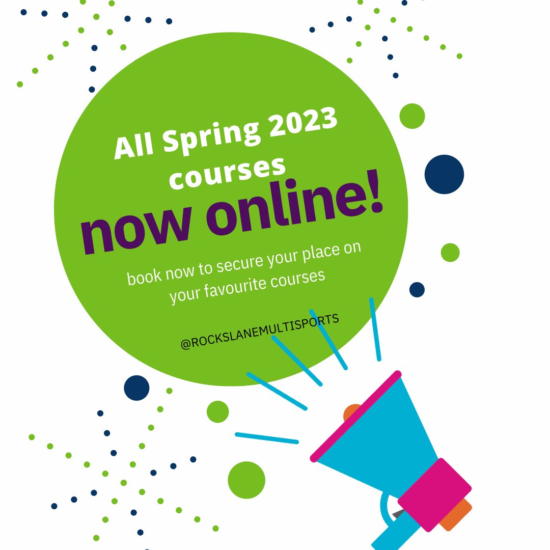 All Spring courses are now online to book for 2023 - secure your place to not miss out on your favourite things at Rocks lane!

#inclusivesport #netball #football #tennis #padel #barnes #chiswick  #bishopspark #follow #sport #healthylifestyle #goals