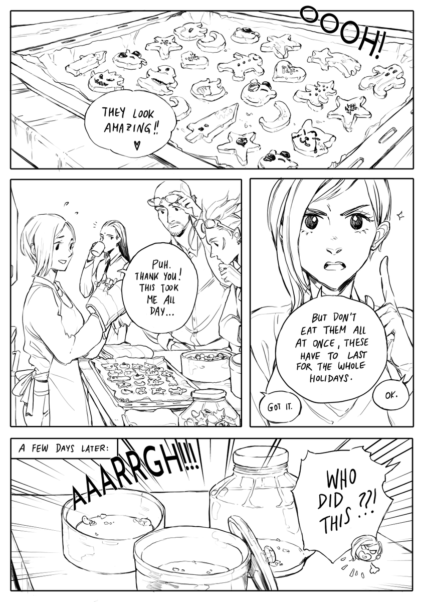 lanimaIu's tweet photo. Cookie thief 👀 [part 1 of 3]. #FF7R https://t.co/CR78mX1Bmc