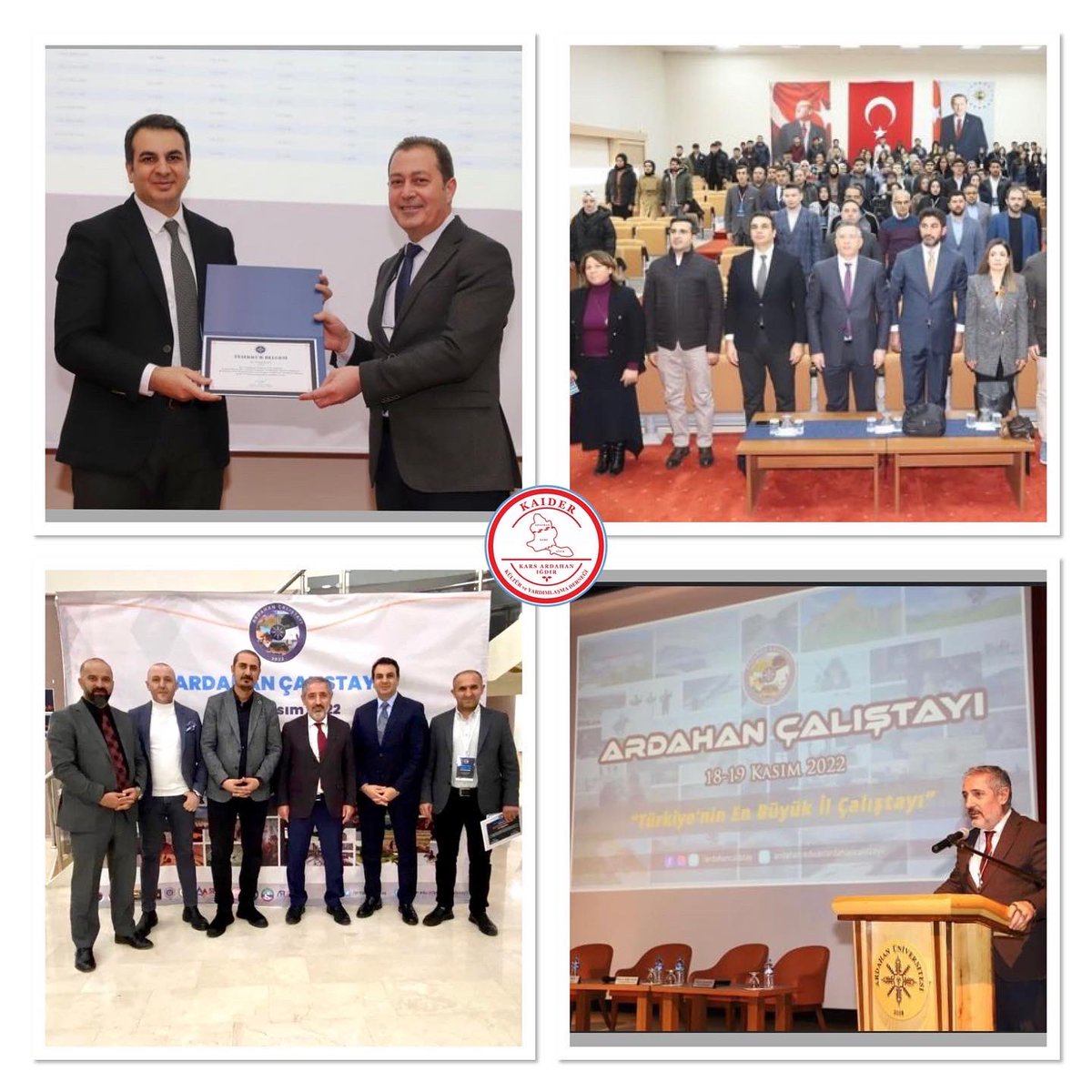 dernekkai's tweet photo. Ardahan Üniversitesi ile beraber Türkiye nin en büyük çalıştayı programını adımıza yakışır şekilde temsil ederek sonuçlandırdık. Bu gururu bize yaşatan büyük KAIDER ailemize ve tüm hemşerilerimize teşekkür ediyoruz. 
#Kaider #kars #ardahan #ığdır 

#İyilikiçinbirlik https://t.co/JAqplAl088