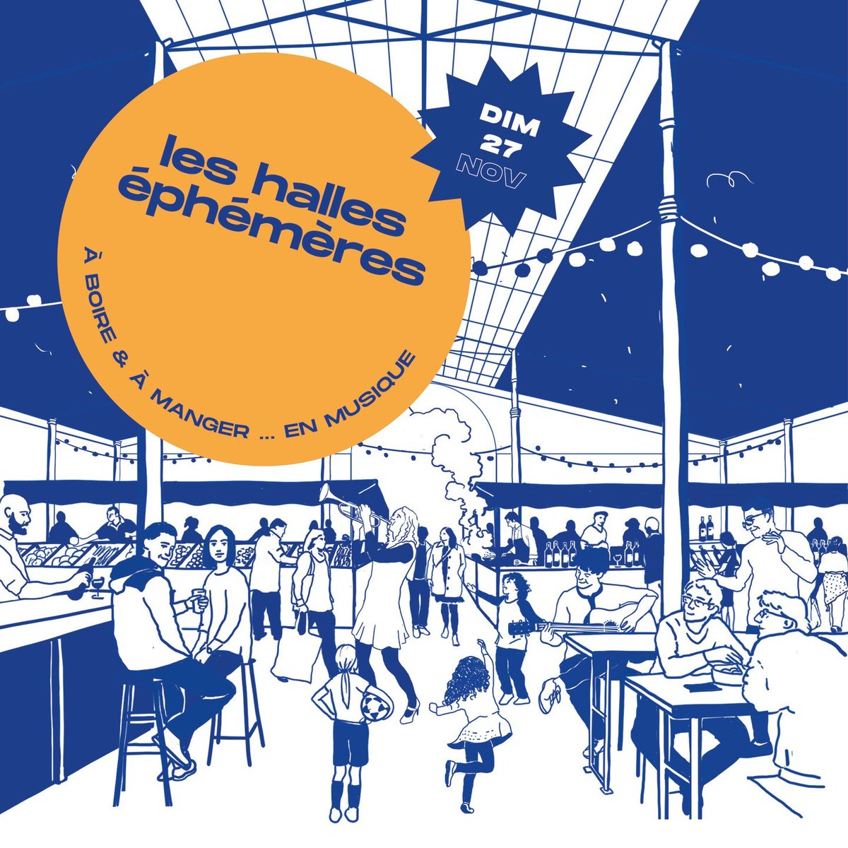 LaPlateformeIO's tweet photo. Qu'est-ce que vous faites dimanche prochain ?
Dimanche 27 novembre entre 10h et 16h, première édition de @leshallesephemeres :  un marché festif et couvert au Hangar@LaPlateforme sur le lieu du futur campus du numérique au coeur d’Euroméditerrannée.
https://t.co/ZTW5RRFcZk https://t.co/TaQMJhLSGL