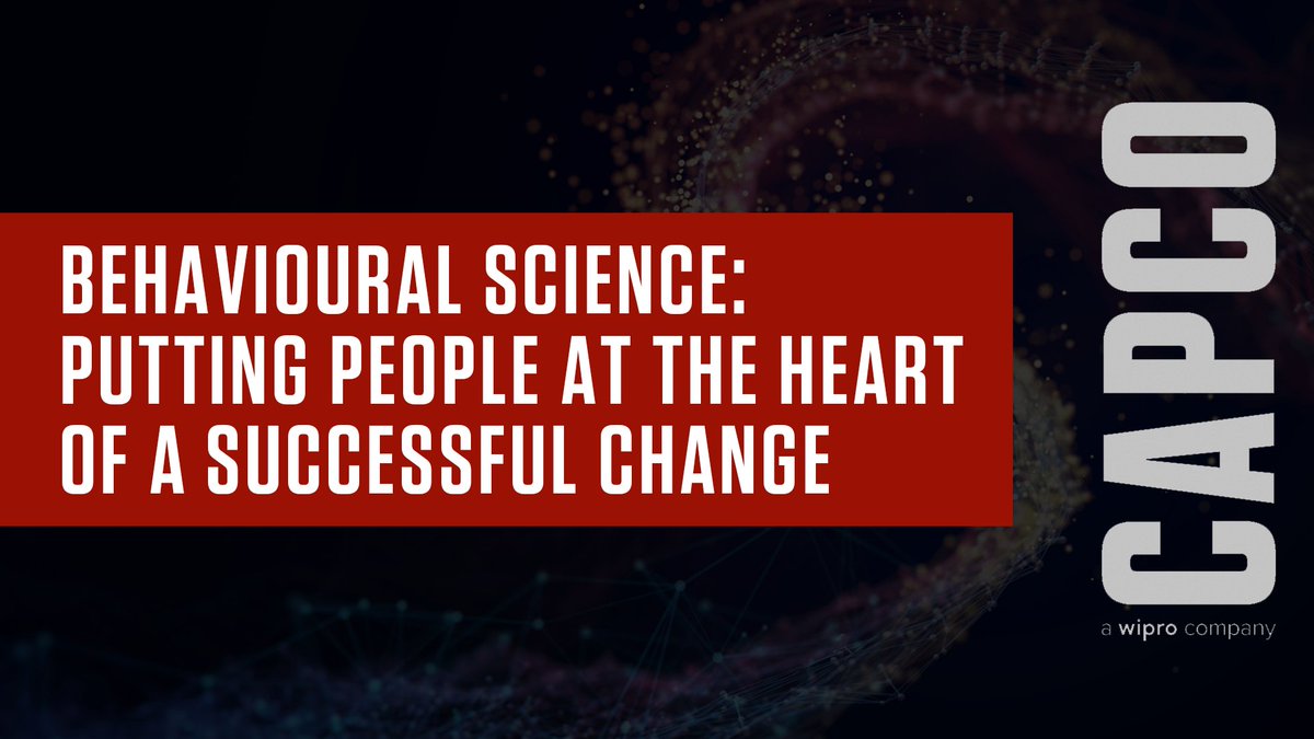 What is Behavioural Science and how can it help business analysts? @Capco, in partnership with the @IIBA UK explores how decision making drives certain behaviours and shares top tips for delivering change. Watch this on demand webinar here: okt.to/0c9jMV #webinar