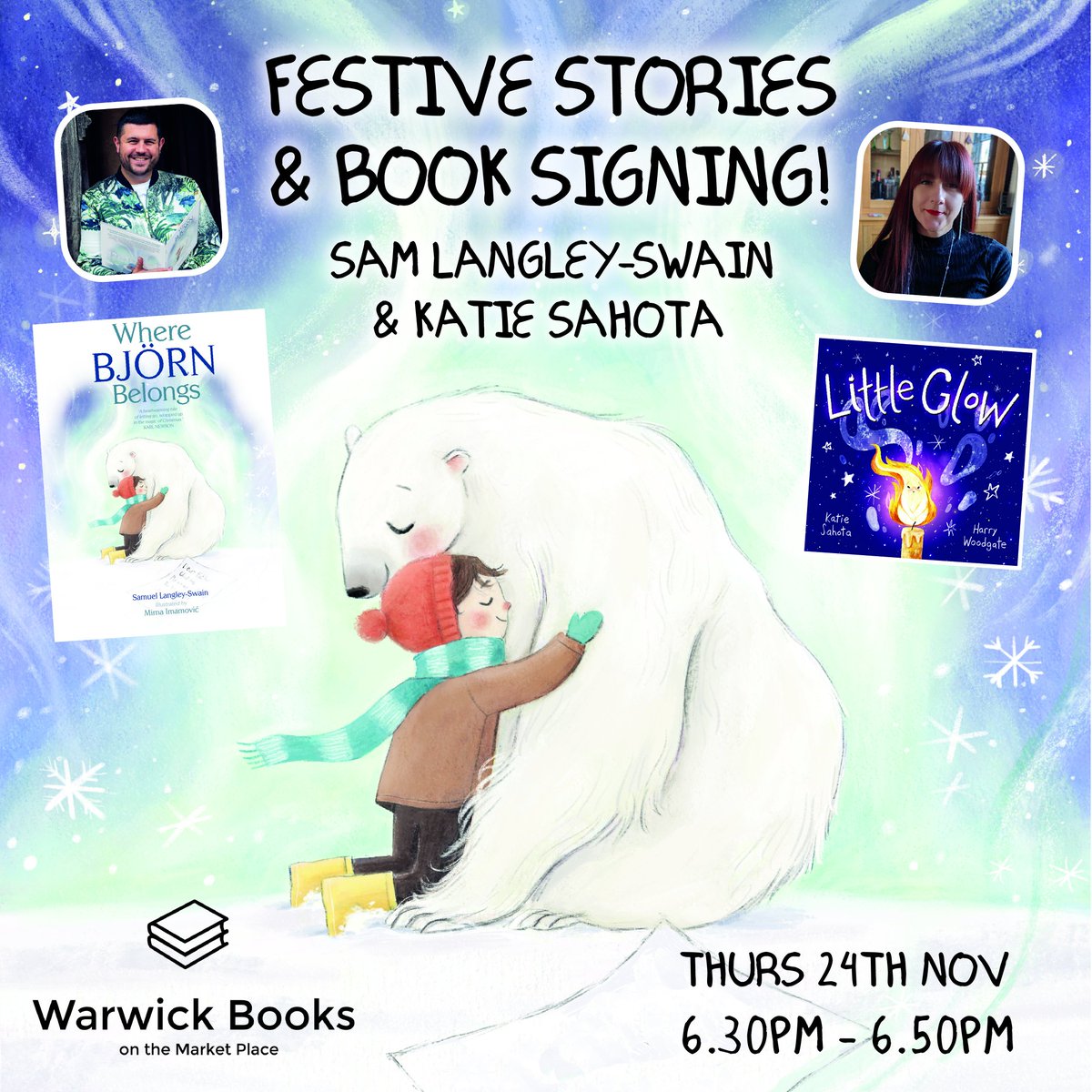 Join me tomorrow night at #Warwick Victorian Evening with @KatieKateWrites as we read our #inclusive @OwletPress books at @warwickbooks ❄❄❄❄ #Warwickshire #Christmas