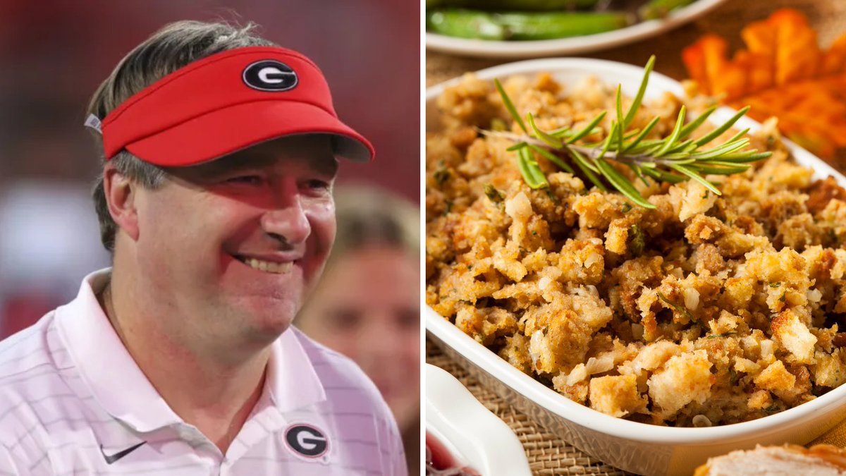 lilliantysinger's tweet photo. Kirby Smart - Stuffing
Prepared inside the turkey, this is a real winner of the Thanksgiving spread. https://t.co/FS1OVgmARQ