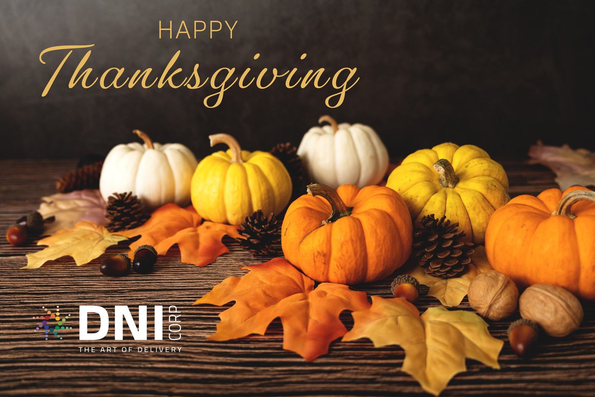 This is the time of year for sharing what we are thankful for. And our clients, business partners and employees are at the top of our list.

Wishing everyone a happy and festive Thanksgiving with all your family and friends!