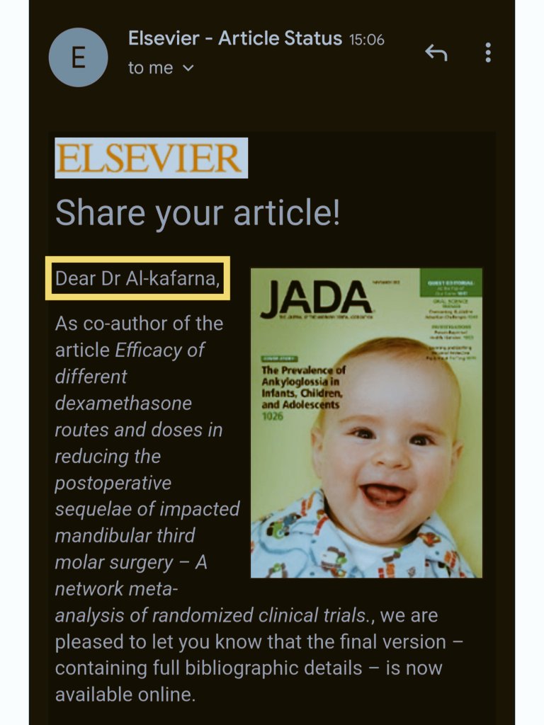 Honored to let you know that our research has been published after a long and harsh peer review process; [Q2; IF: 3.45]. 

Also, I'm glad to work on this great  paper with my best friend and study leader <a href="/HossamMadhoon/">Hossam Almadhoon</a> 🎉

You can find the link below ⬇️
sciencedirect.com/science/articl…