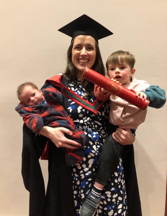 Nice to celebrate MSc (Hons) Leadership at RCSI University of Medicine and Health Sciences @RCSI_Irl graduation with my 2 boys under 2 years... was a busy couple years! #RCSI #ClinicalLeadership