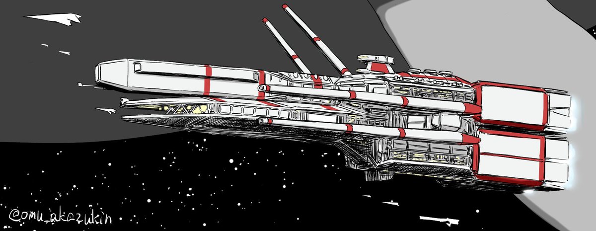 「宇宙戦艦アークトゥルス3、5、9 」|オム頭巾のイラスト