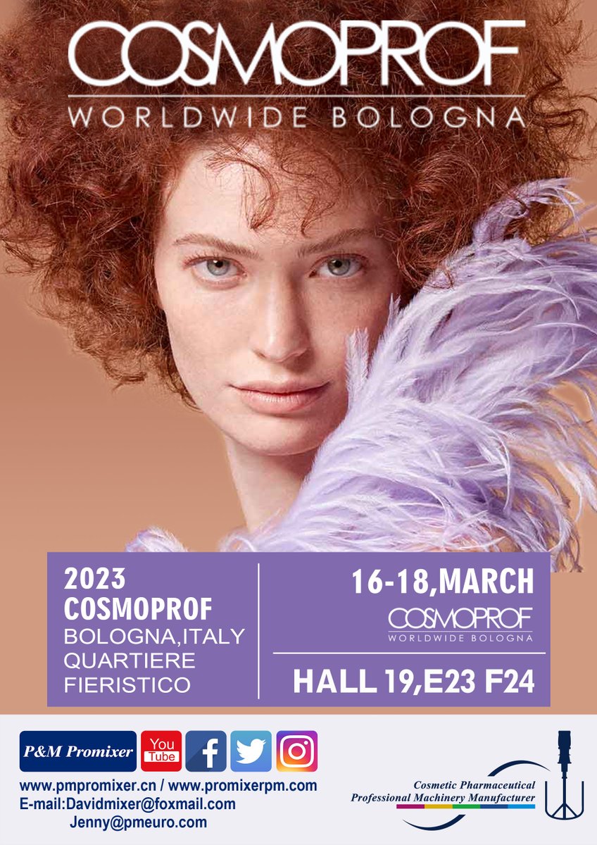 PMPromixer's tweet photo. We are going to participate in the exhibition in Italy in 2023, and look forward to your arrival! https://t.co/eOKuF0yQQH