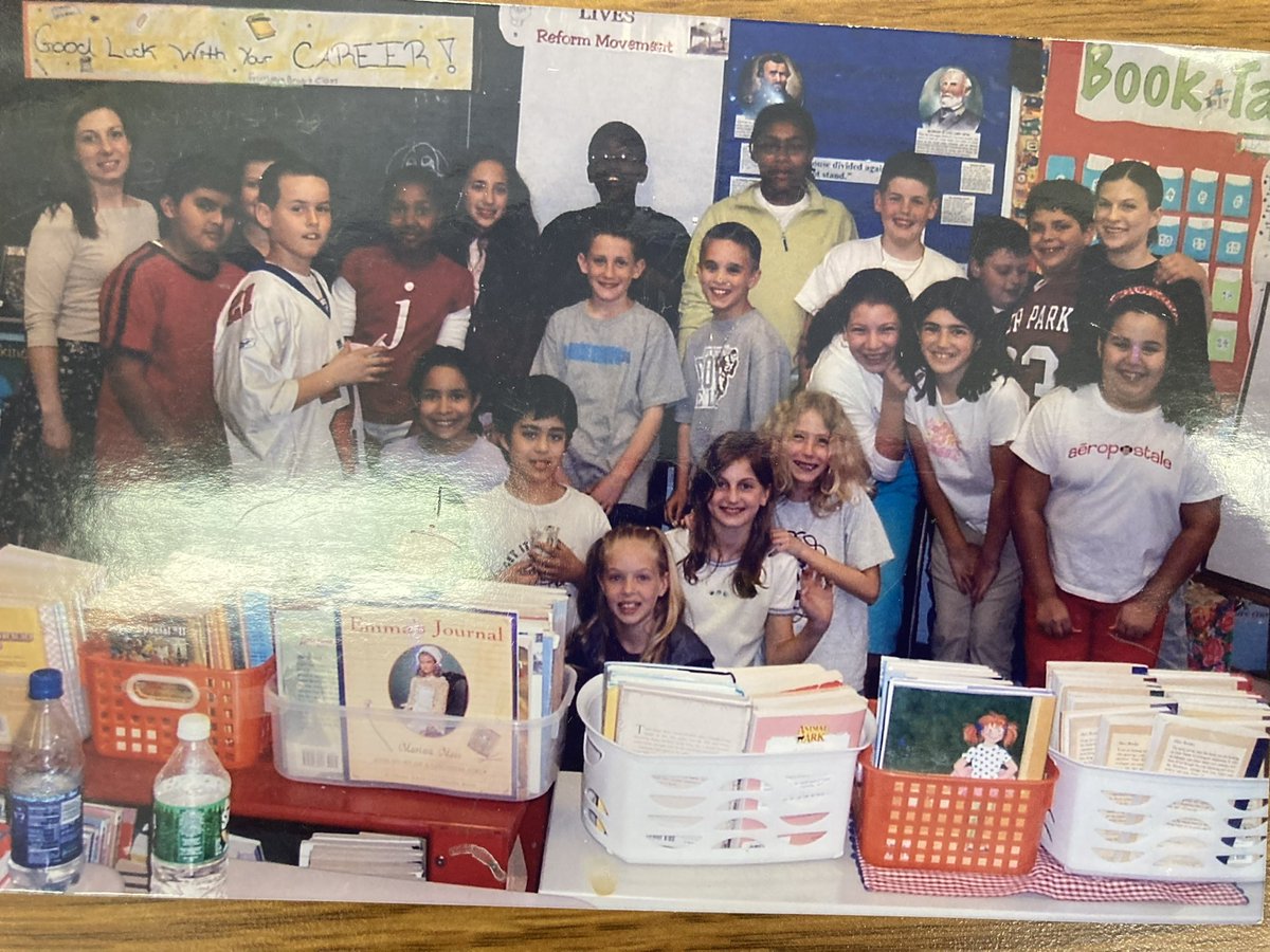 The last time I was in Mrs. Brody’s classroom was almost 20 years ago as a student teacher. She was an amazing mentor and friend. Now my son has her as his 4th grade teacher and I got to read to his class today. Full circle moment!