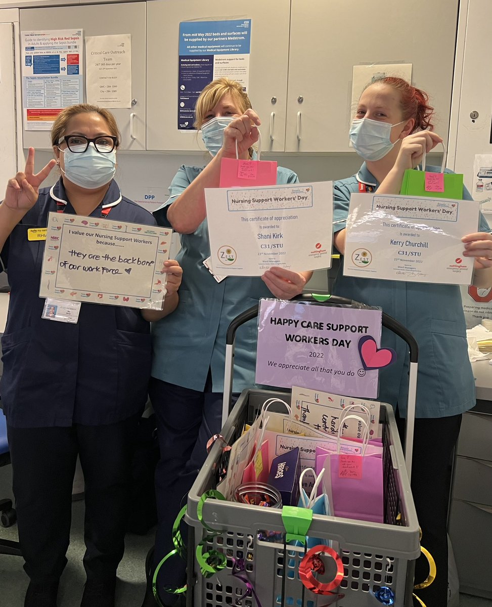 It’s Nursing Support Workers’ Day – a day to celebrate their vital work and recognise their often unseen contribution to nursing teams, patients, families and carers. #Nursing support workers are worth their weight in gold ❤️