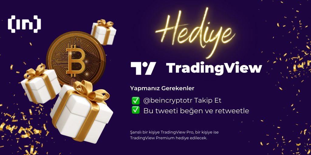 🎉HEDİYE ZAMANI

TradingView Black Friday indirimlerine özel🔥

Şanslı 2 kişiye TradingView üyeliği hediye ediyoruz.

➡️1 kişiye TradingView Pro
➡️1 kişiye TradingView Premium

Yapmanız gerekenler👇

✅ <a href="/BeInCryptoTR/">BeInCrypto Türkiye</a> takip et!
✅Bu gönderiyi beğen ve retweetle!

Son gün Cuma!