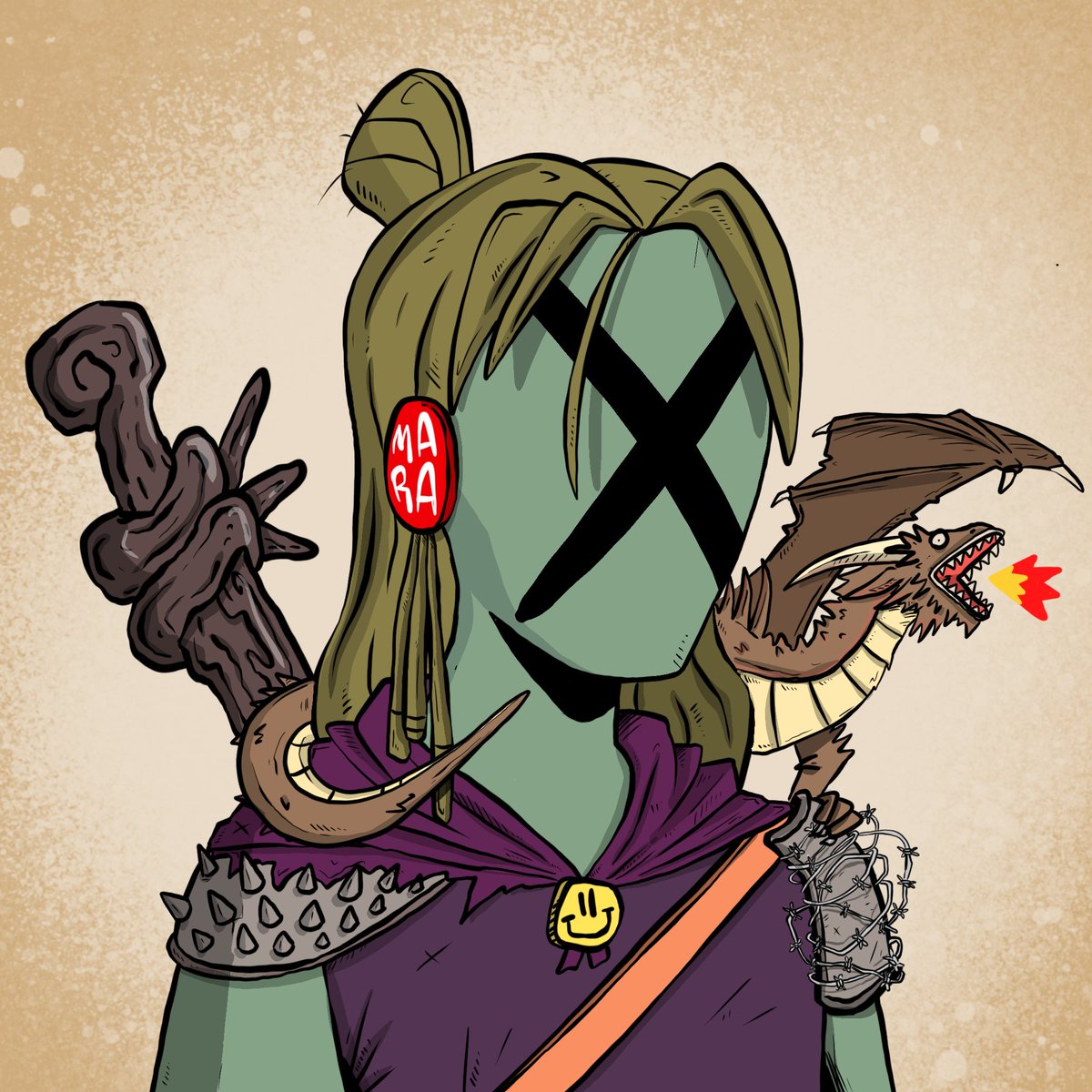 mara_WRLD's tweet image. We've made this custom @BlocksmithLabs 1/1 Mara!
We're giving away 3 Maralist spots
To enter
1️⃣ Follow @MaraNFT_DAO and @BlocksmithLabs 
2️⃣ Like/Retweet