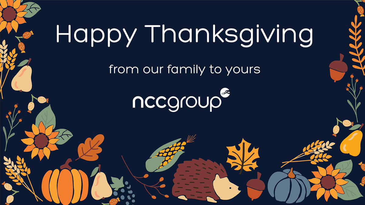 Happy Thanksgiving, from our family to yours. https://t.co/Z9Qsm4bmrt