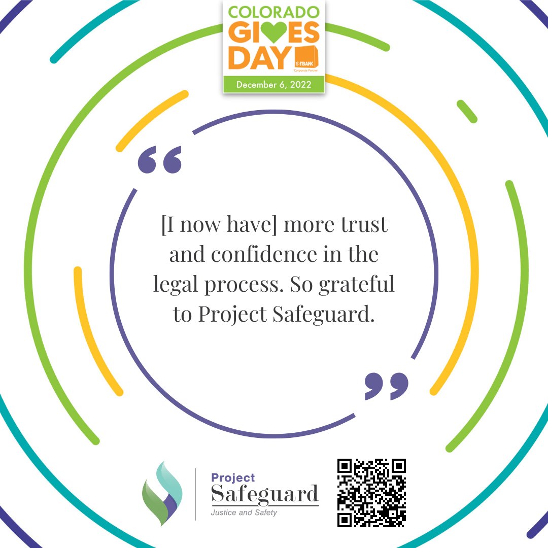 psghelps's tweet photo. We love hearing how our work impacts the lives of our clients! We can't make promises about court outcomes, but we CAN promise to be there to offer support and resources. 

Help us reach our $10,000 fundraising goal! Scan the QR code or visit https://t.co/jhPhkjYe8B. https://t.co/PIxyE0w1bh