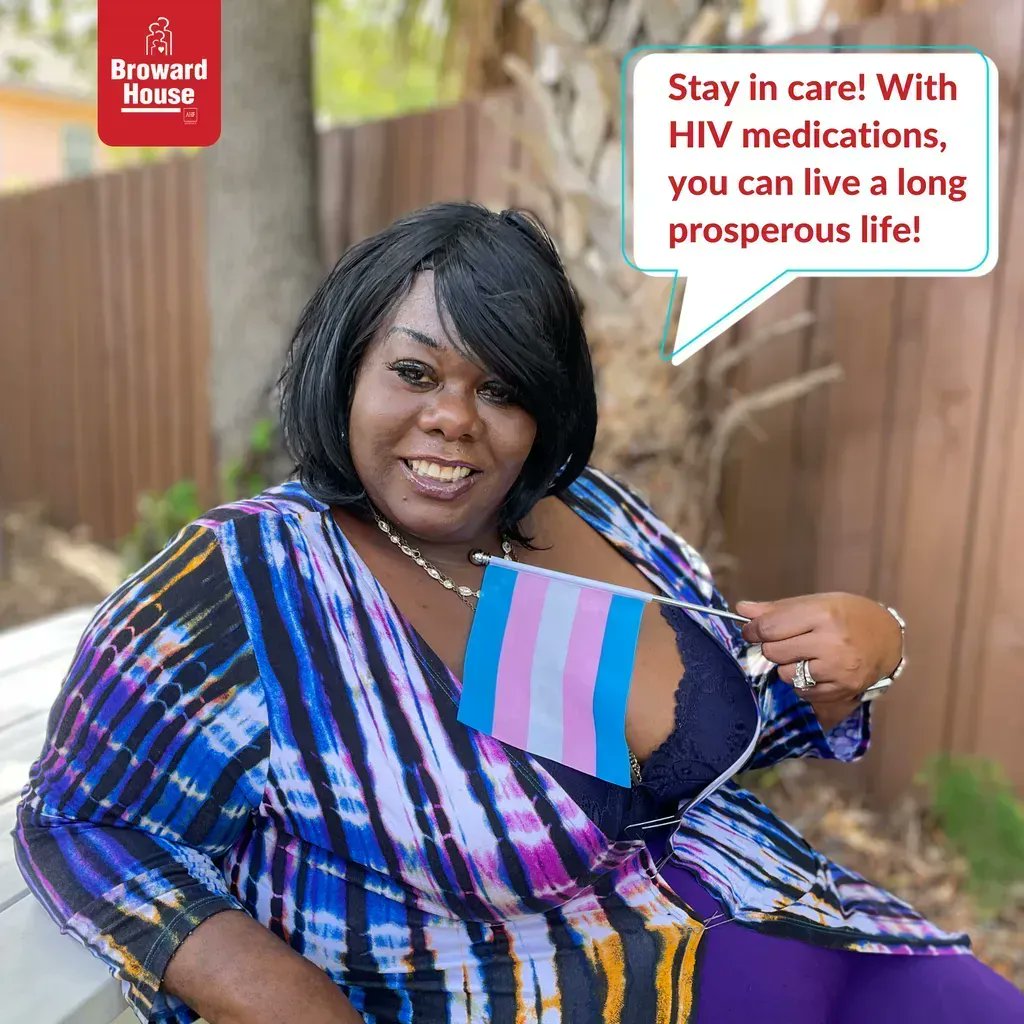 Kendra shares her inspiring journey as a trans woman living with HIV,  overcoming stigma and becoming undetectable in her PROMISE Story, “Life Isn’t Over!”
buff.ly/3NezleE

#TransAwareness #YouMatter #TransPride #EndHIV #PROMISEStory #BrowardHouse