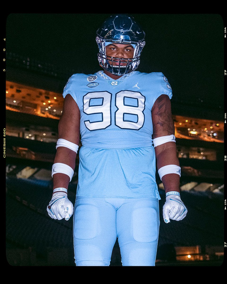 UNC football uniforms through the years.