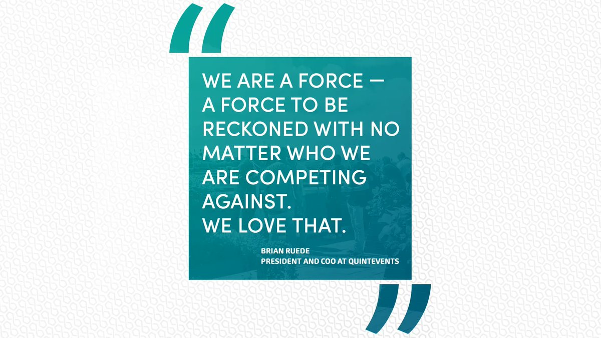 This year, Quint grew exponentially due to hard work from the internal team and forging relationships with partners dedicated to the same success. Quint has proven that no matter the opportunity, we are the best for the job and aren’t going anywhere.

📰: sportsbusinessjournal.com/Journal/Issues…