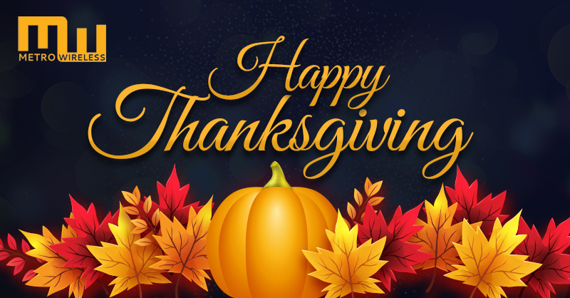 MetroWirelessIN's tweet photo. During this time of Thanksgiving, all of us at Metro Wireless are thankful for the opportunity to serve our valued Channel Partners, Agents, and Customers.

Over the last many years, delivering crafted wireless solutions has been our passion, and our success is because of you. https://t.co/91Y5bQhqsk
