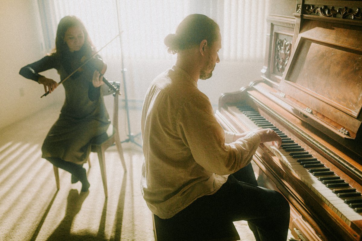 Join us this Friday - 12 pm EST - for the premiere of Kawa no Kami live session, recorded at home, with Margaux on the violin. This instrumental piece is part of the new album coming out Friday. Can't wait x
YouTube premiere ~> youtu.be/8M8gEeKzxjc