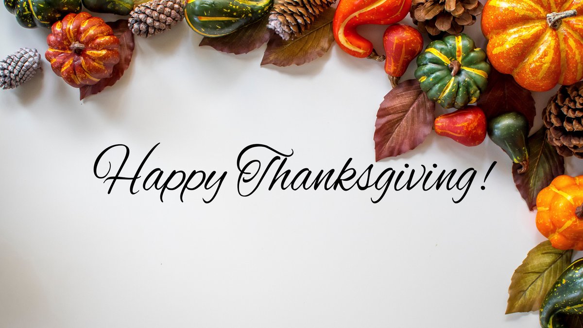 We wish you a very safe and happy Thanksgiving! The PAMIC office will be closed on Thursday, November 24 and Friday, November 25 and will reopen on Monday, November 28.