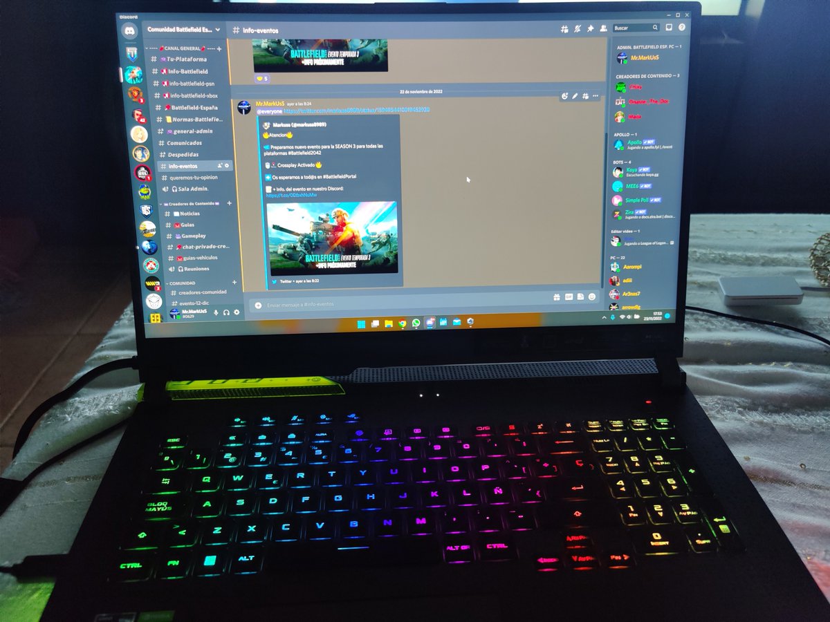 Praparando cositas para el proximo evento Battlefield España SEASON 3, pronto tendremos FECHA confirmada💪

Se vienen cositas!! 🔥🔥

#Battlefield2042 #Battlefield #eventos