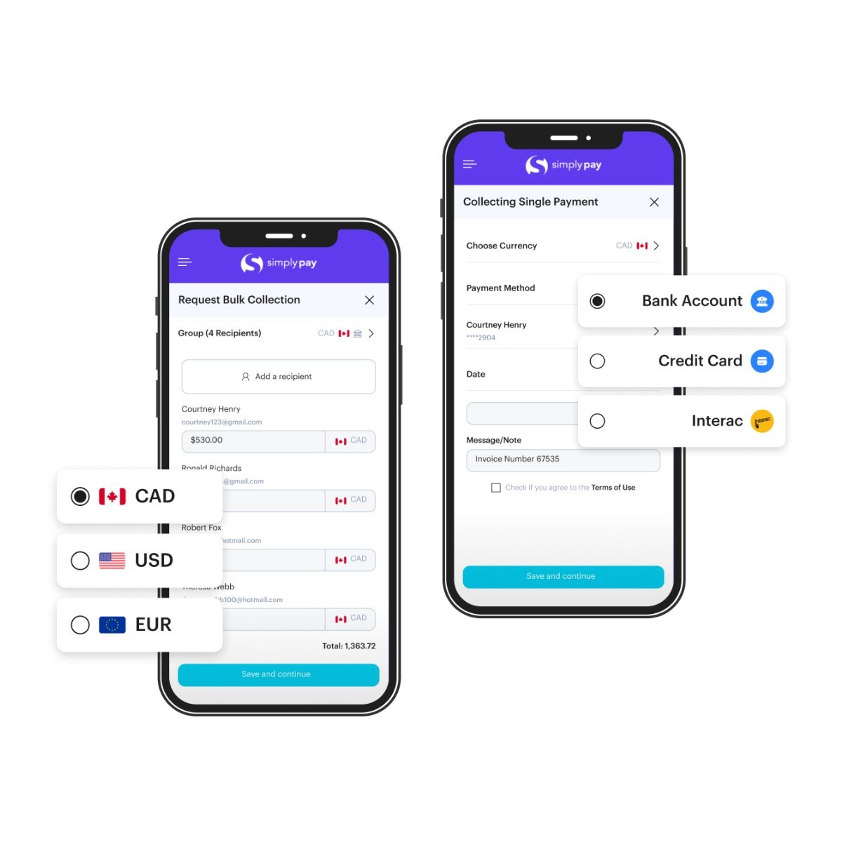 simplypayapp's tweet photo. Introducing #simplypay's new Multicurrency Wallet Feature!

Facilitate domestic and international transfers using a variety of currencies 💸, including but not limited to:
CAD, USD, EUR, MXN, AUD

If you have any questions, please send us a DM or leave a comment down below. https://t.co/y4CcvoFzcP