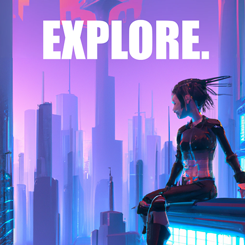 lofts_club's tweet photo. Check out the cool artwork that will decorate the walls of the @readyplayerme city! 

A mix of AI and traditional graphic design to complete the city's cyberpunk aesthetic ⚡ https://t.co/85KIlHYTui